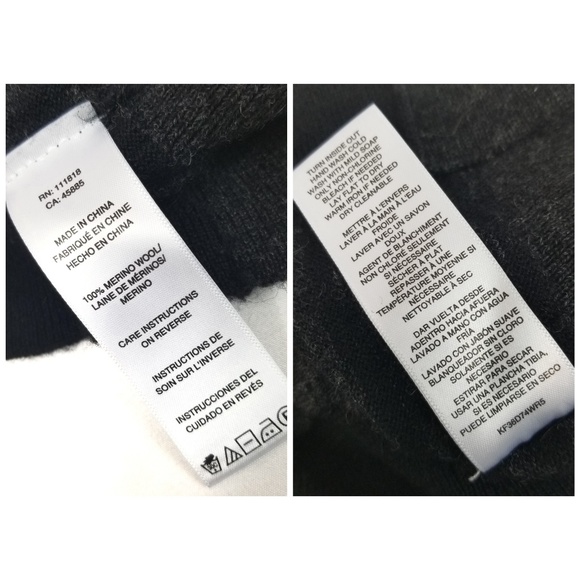 Michael Kors Merino Wool Striped Pullover Sweater - Picture 6 of 6